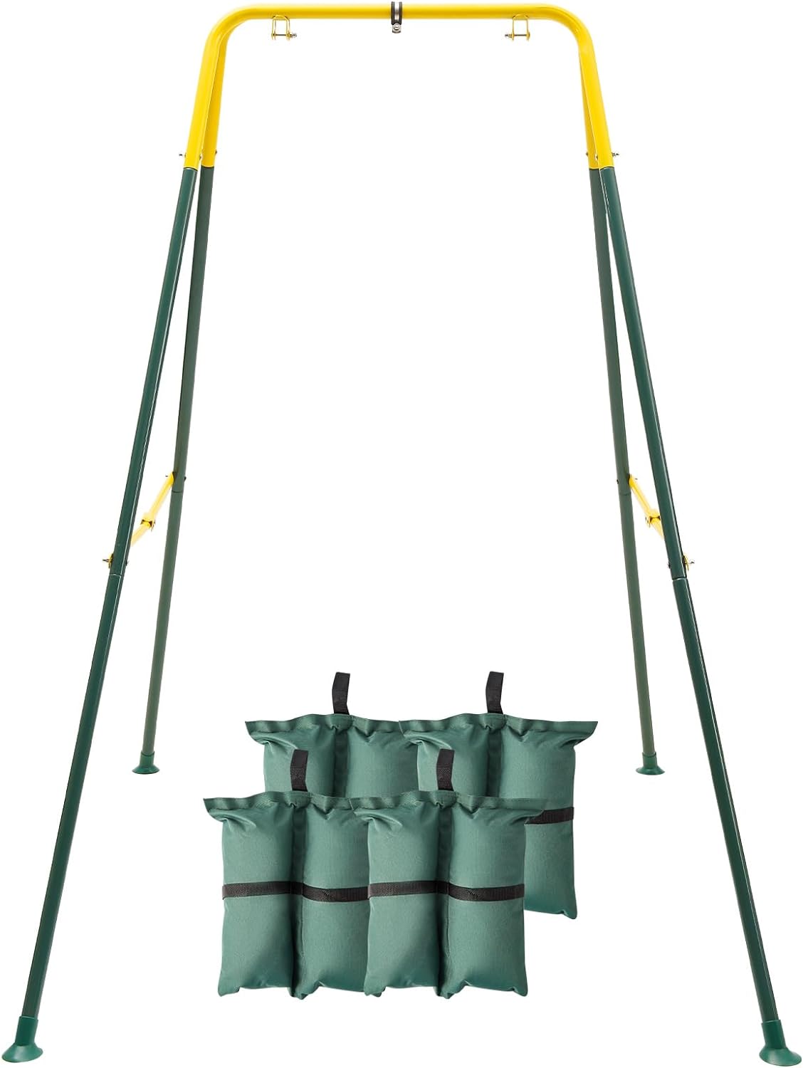 FUNLIO Foldable Swing Stand for Kids with 4 Sandbags