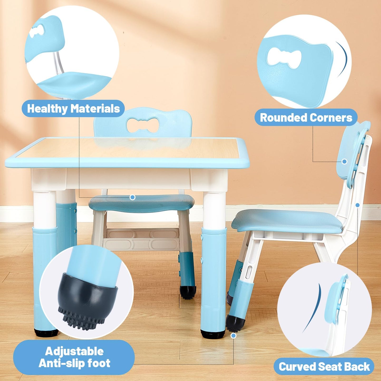 FUNLIO Adjustable Kids Chair (2pcs)