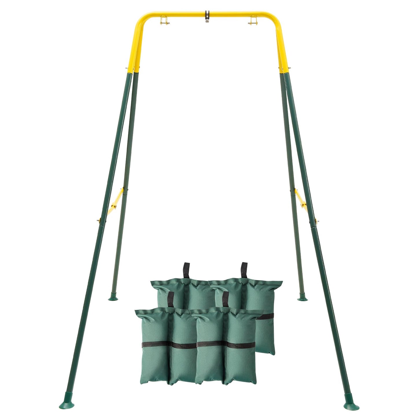 FUNLIO Foldable Swing Stand for Kids with 4 Sandbags