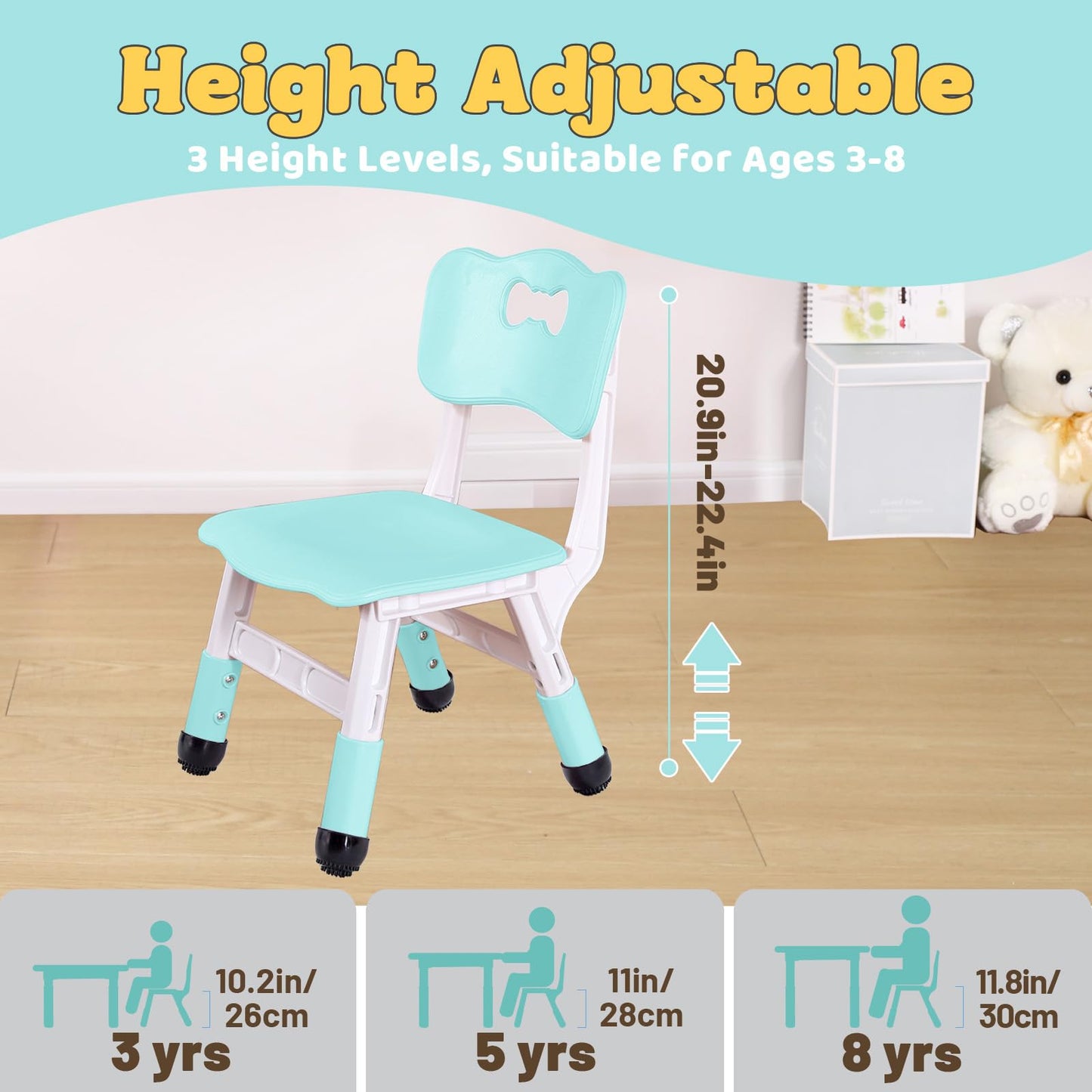 FUNLIO Adjustable Kids Chair (2pcs)