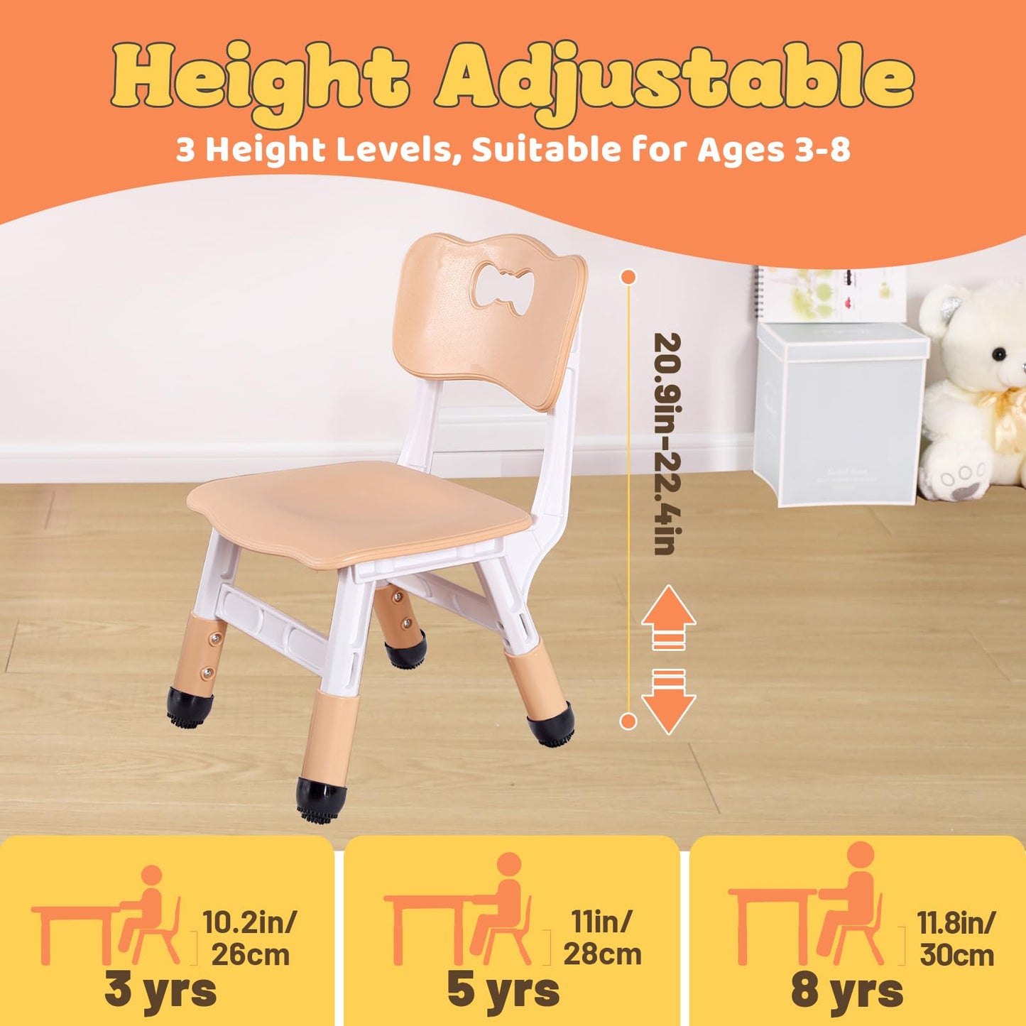 FUNLIO Adjustable Kids Chair (2pcs)