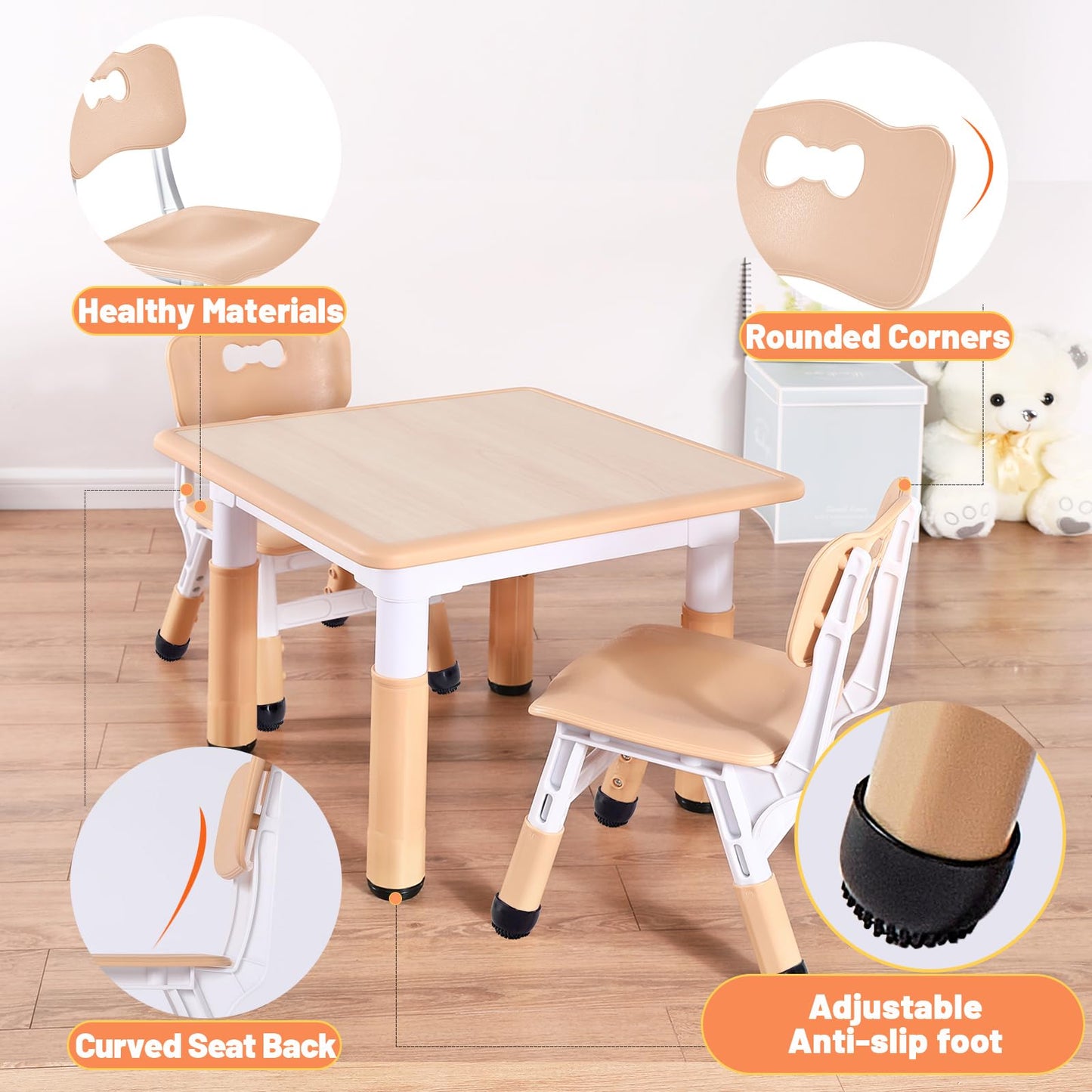FUNLIO Adjustable Kids Chair (2pcs)