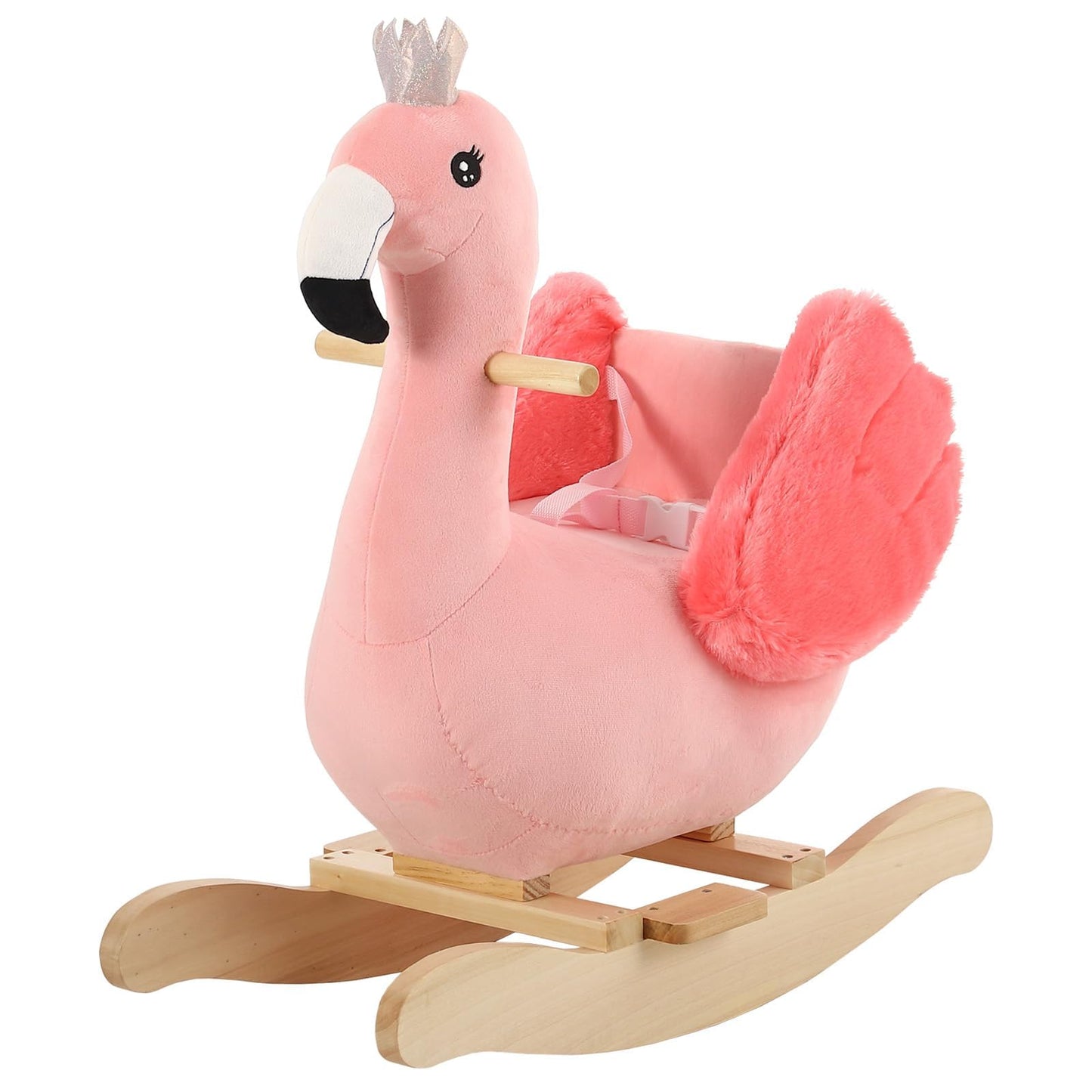 FUNLIO Flamingo Baby - Cavallo a dondolo per bambini dai 6 mesi ai 3 anni