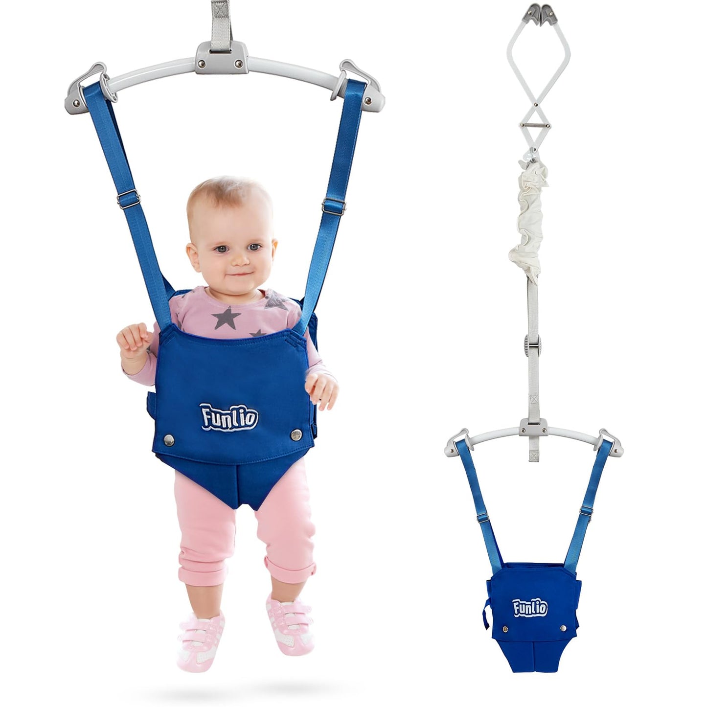 FUNLIO Baby Door Jumper for 6-24 Months (with Door Clamp)