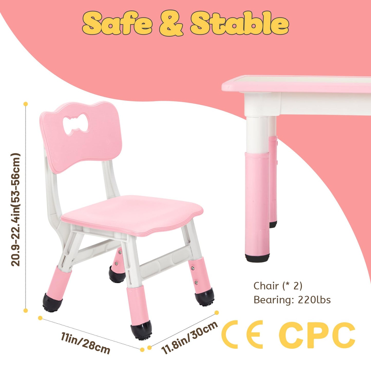 FUNLIO Adjustable Kids Chair (2pcs)