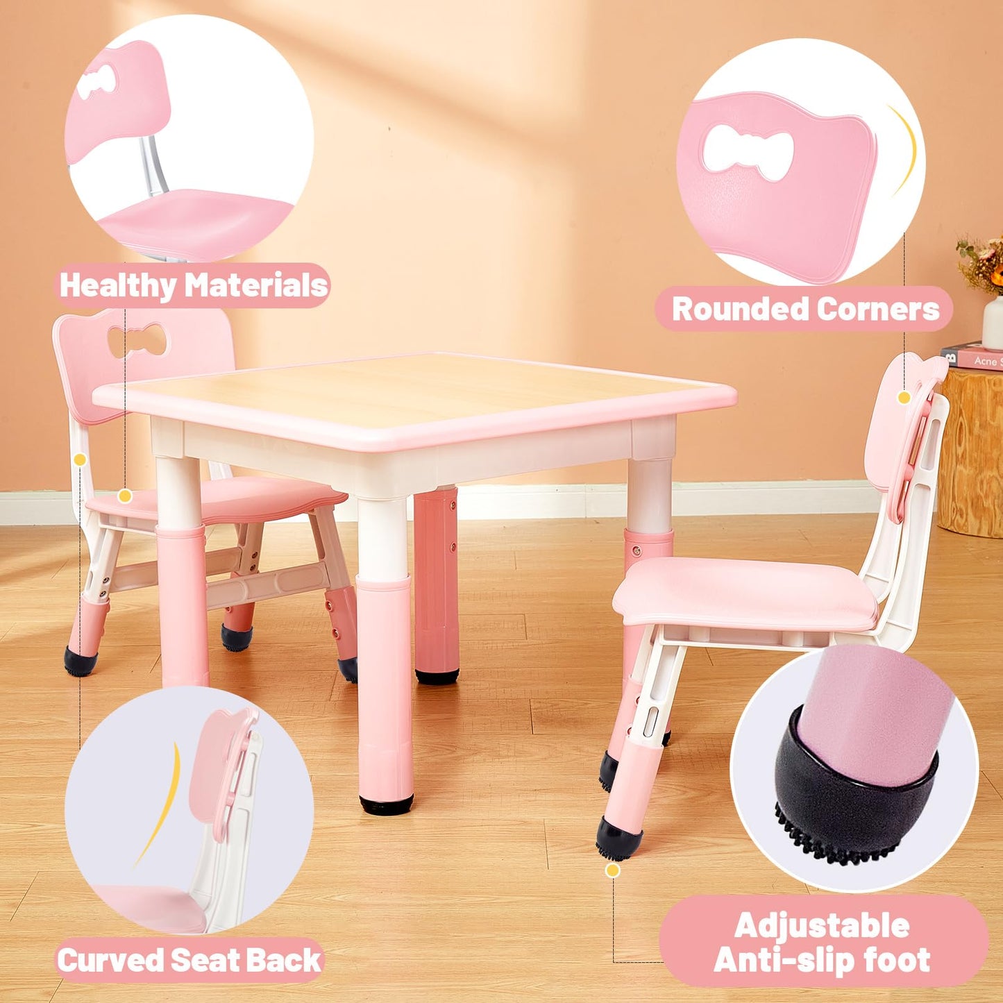 FUNLIO Adjustable Kids Chair (2pcs)