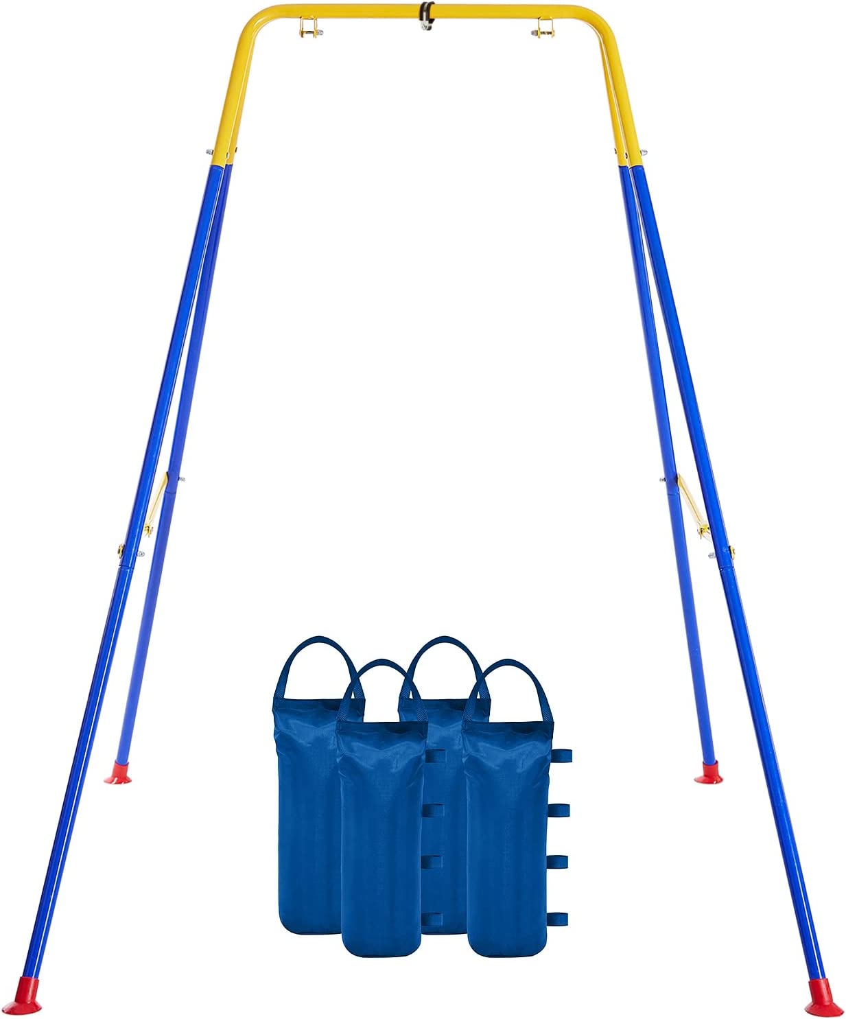 FUNLIO Foldable Swing Stand for Kids with 4 Sandbags